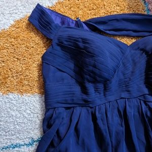 Purple Bridesmaids Prom Formal Chiffon Dress